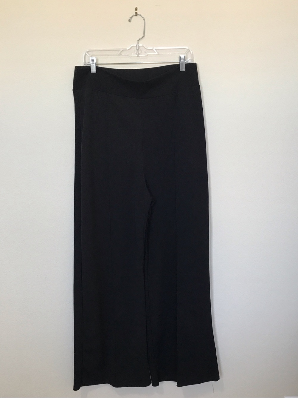 Shinestar Black Wide-Leg Pull-On Pants